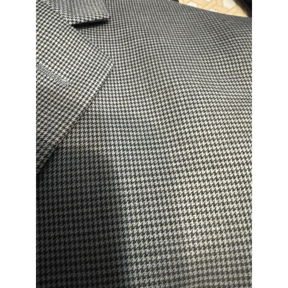 Stafford Mens Blazer Sport Coat‎ Jacket Size 46L Blue Plaid
